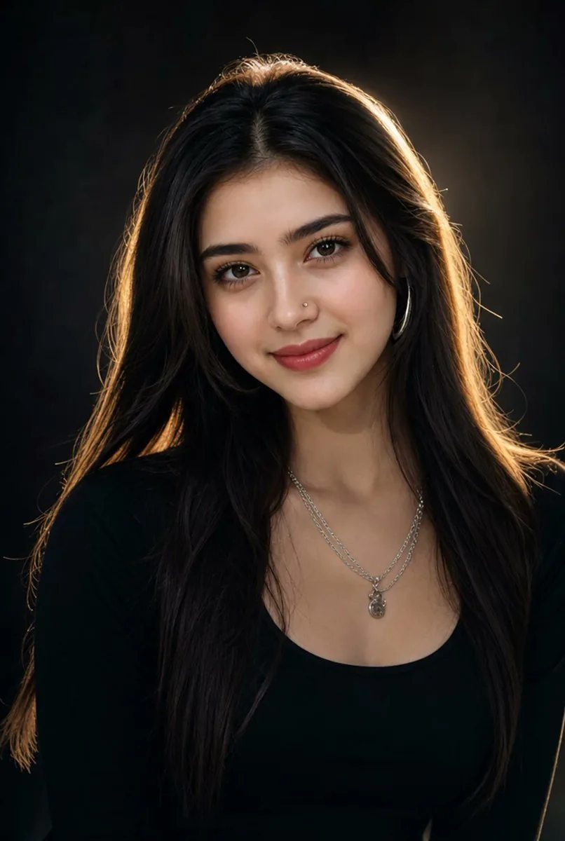 Hyper-realistic Portrait with Cinematic Lighting reference