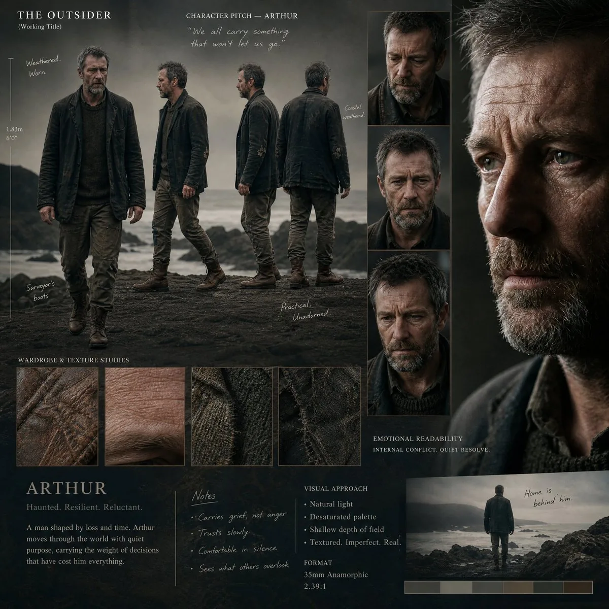 Director's Cinematic Pitch Board reference
