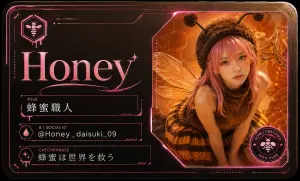 Honey Bee Creator Card