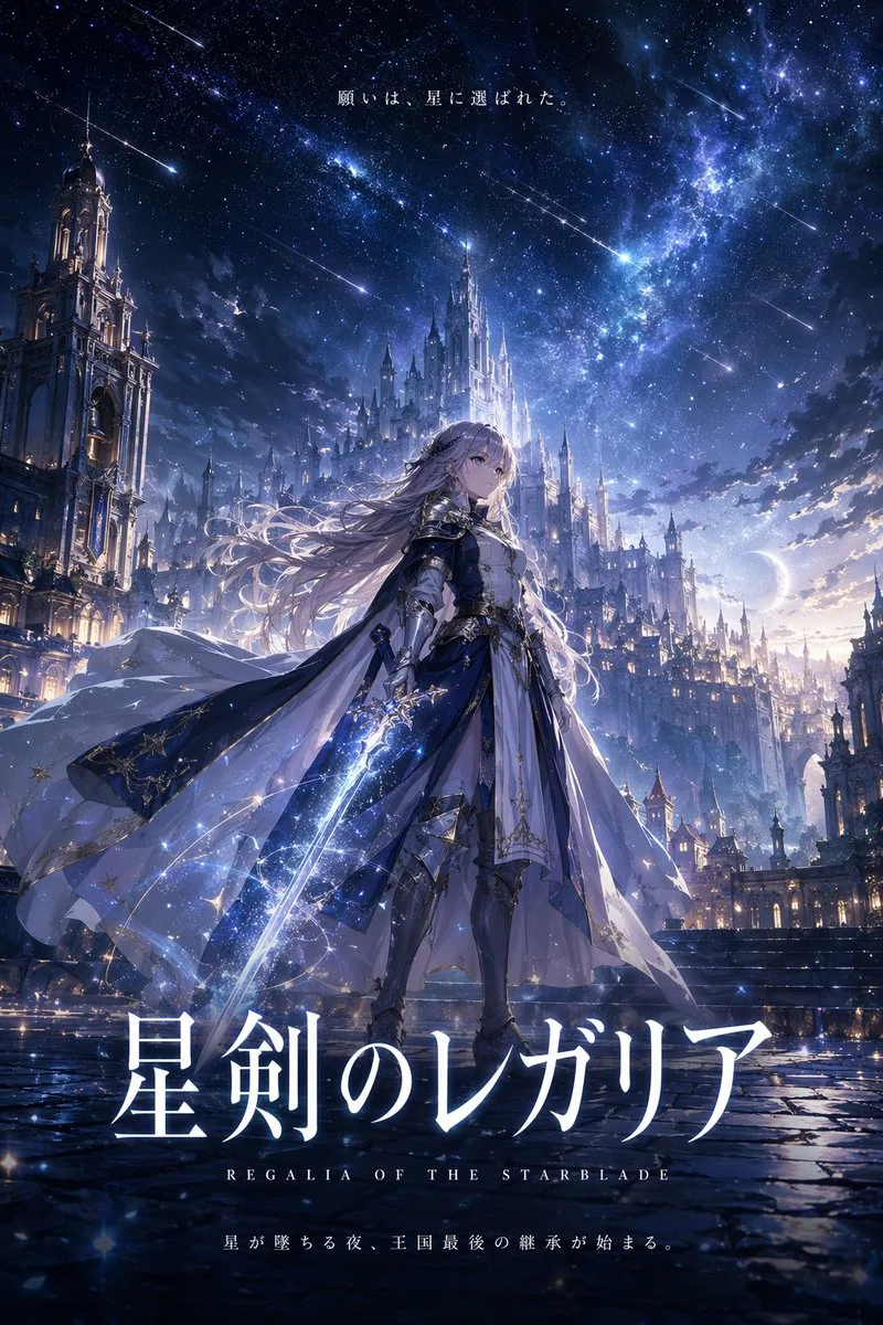 Fantasy Anime Knight Movie Poster reference