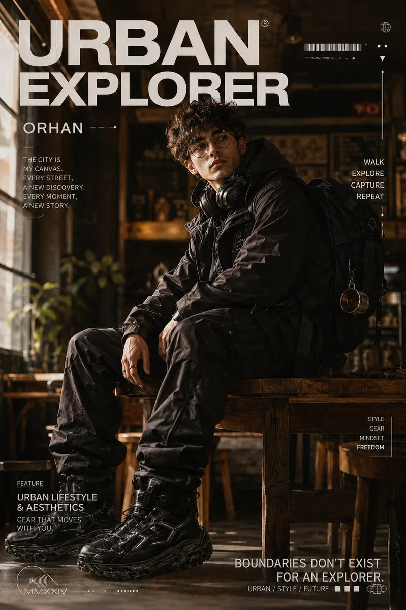 Urban Explorer Techwear Editorial reference