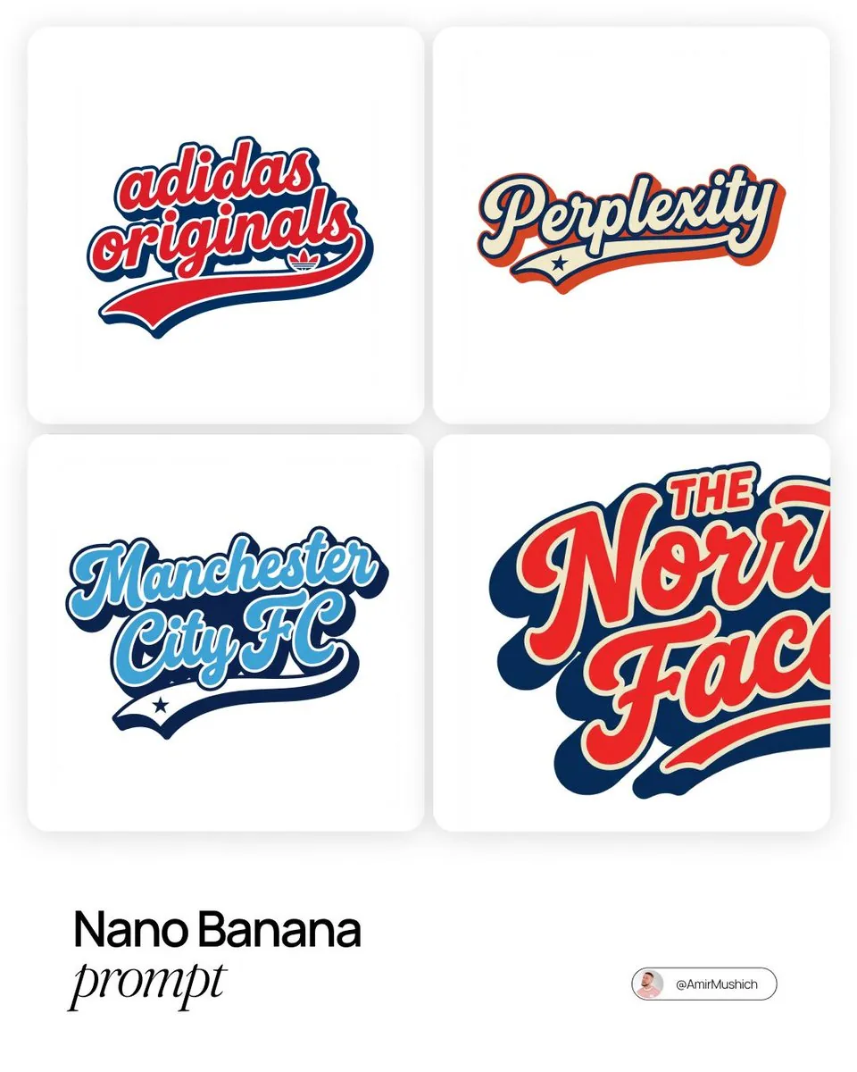 Brands in American Retro-Lettering reference