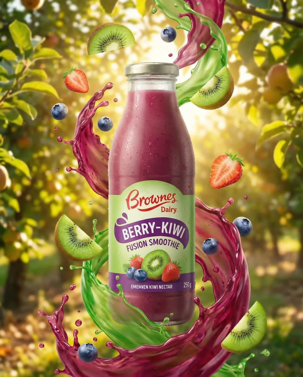 Dynamic Fruit Drink Product Ad reference