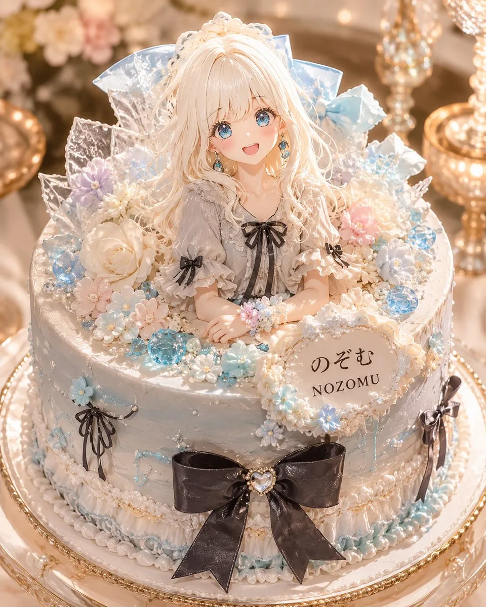Luxury Character-Themed Whole Cake reference