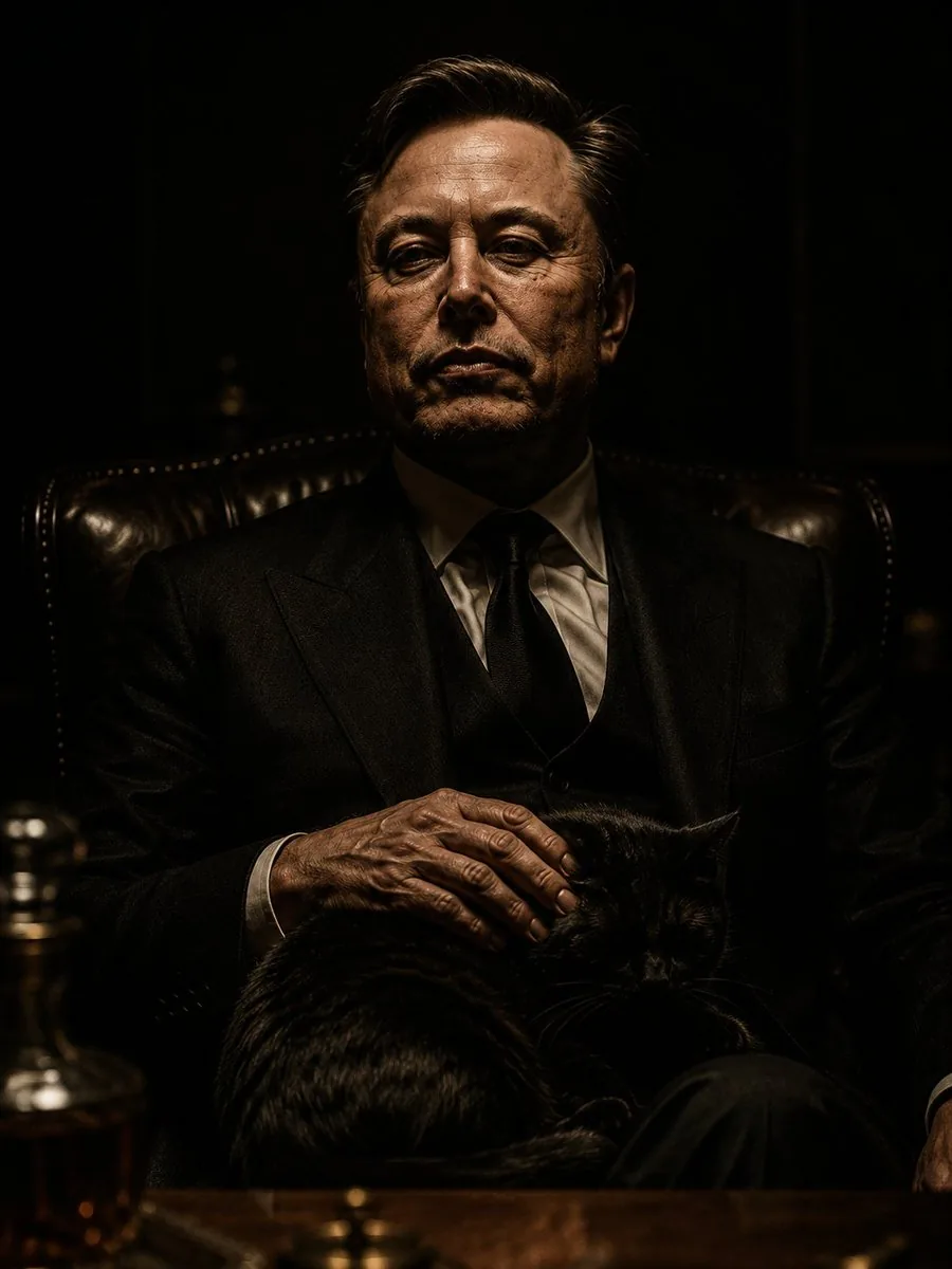The Dark Godfather Structural Portrait reference