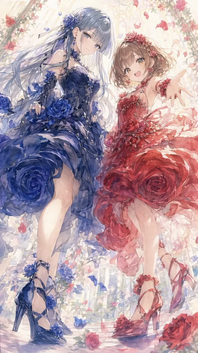 Rose Garden Anime Fashion Duo reference