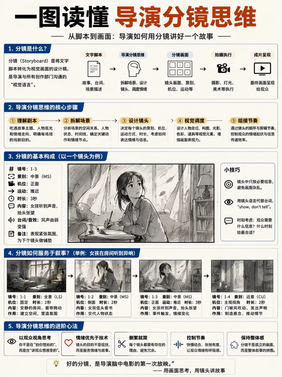 Storyboard Director Infographic reference
