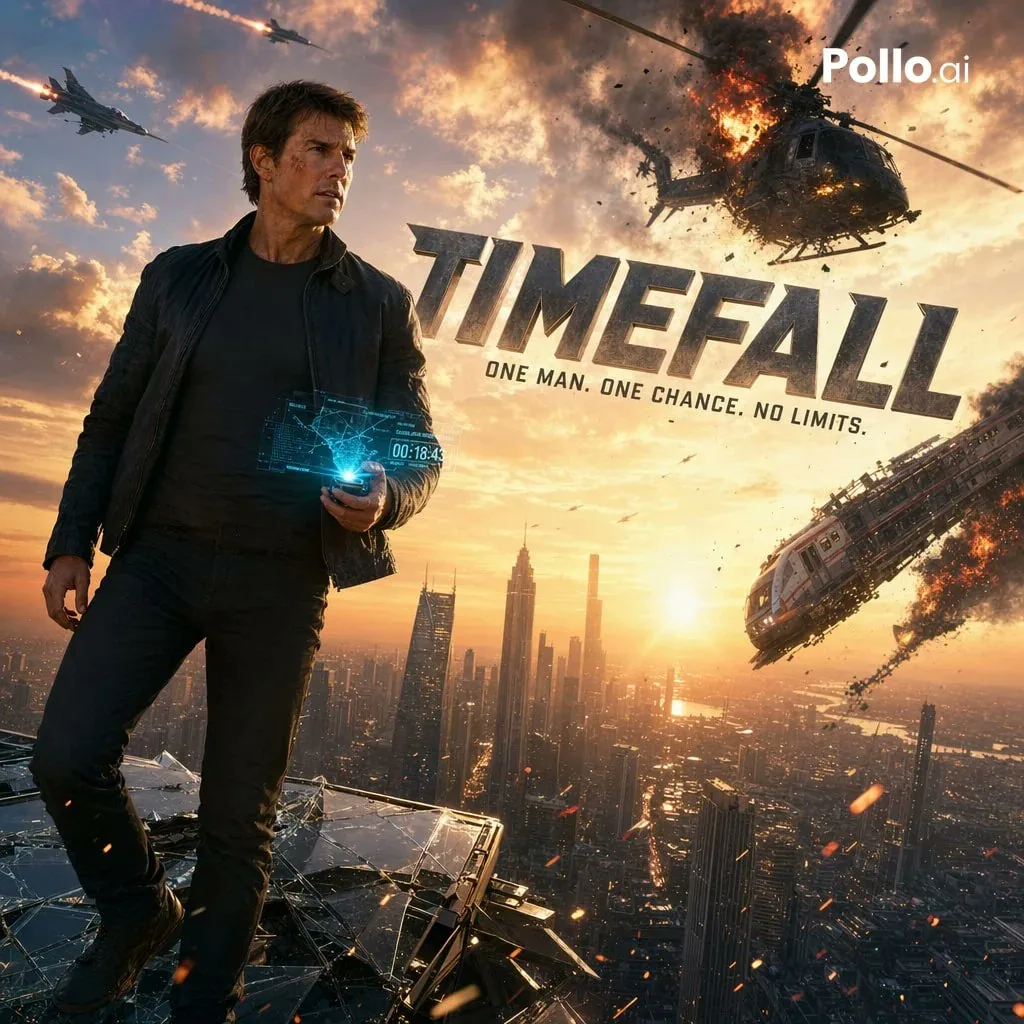 Cinematic Sci-Fi Action Poster reference