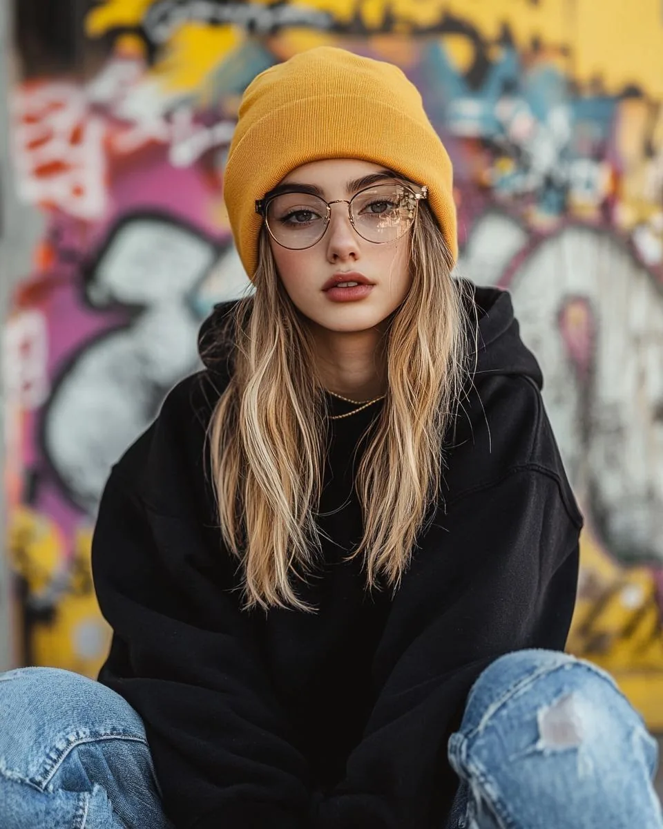 Urban Street Fashion Portrait reference