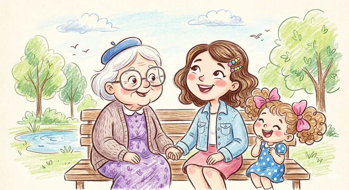 Crayon and Pencil Family Illustration reference
