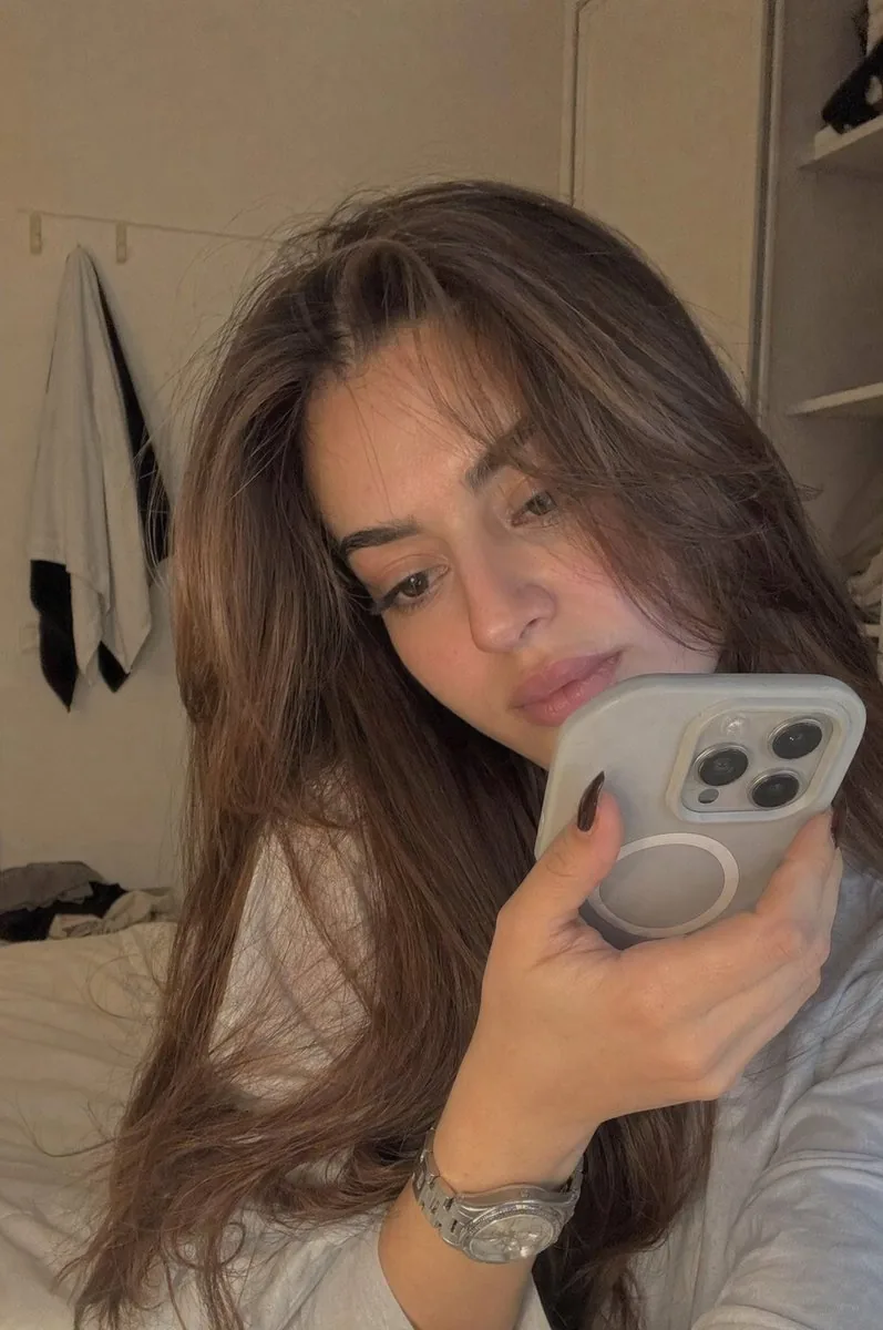 Realistic Bedroom Phone Recording Style reference