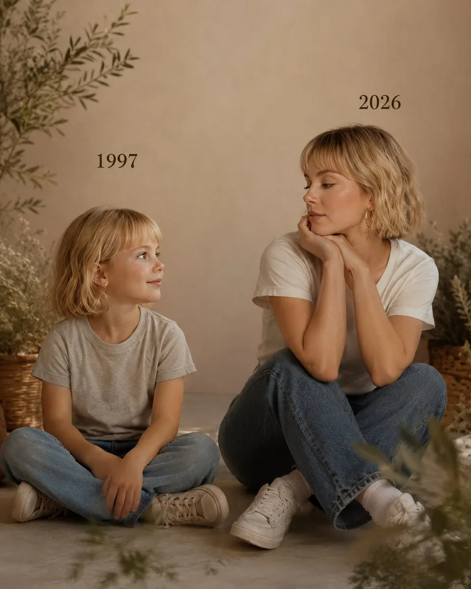Past vs Present Portrait reference