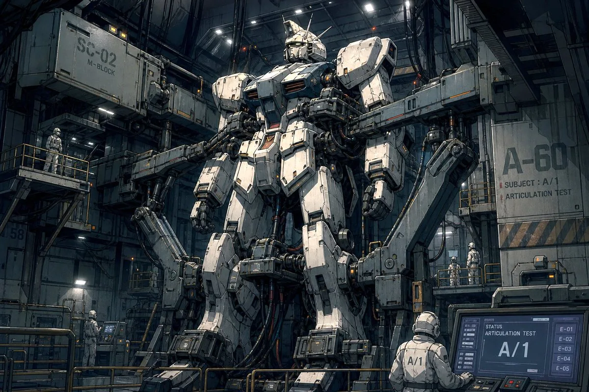 Mecha Articulation Test Hangar reference