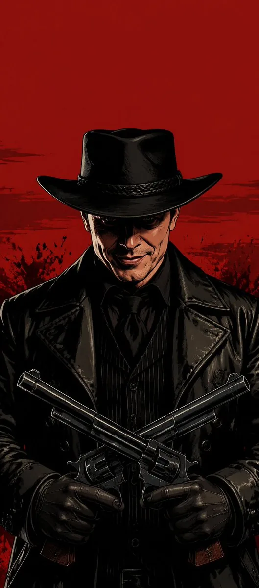 Faceless Outlaw Graphic Novel Poster reference