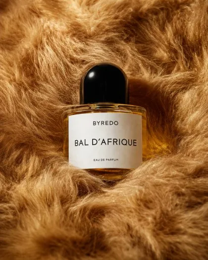 Editorial Perfume Bottle in Golden Fur reference