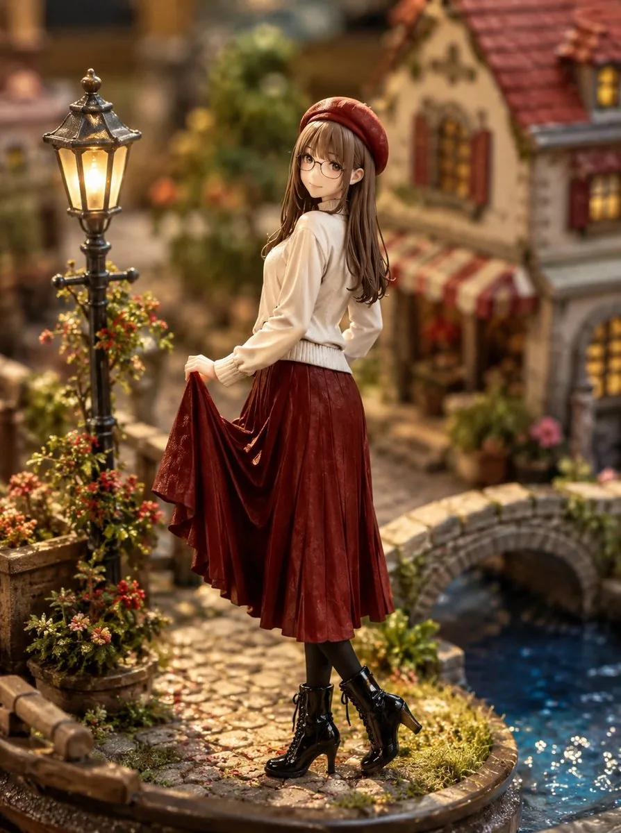 Miniature Diorama Style Transformation reference