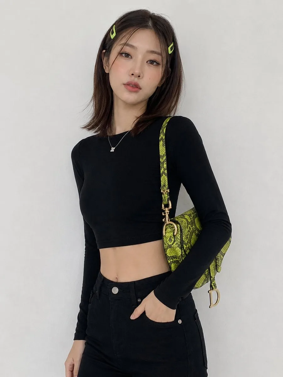 Korean Fashion Model Studio Portrait reference