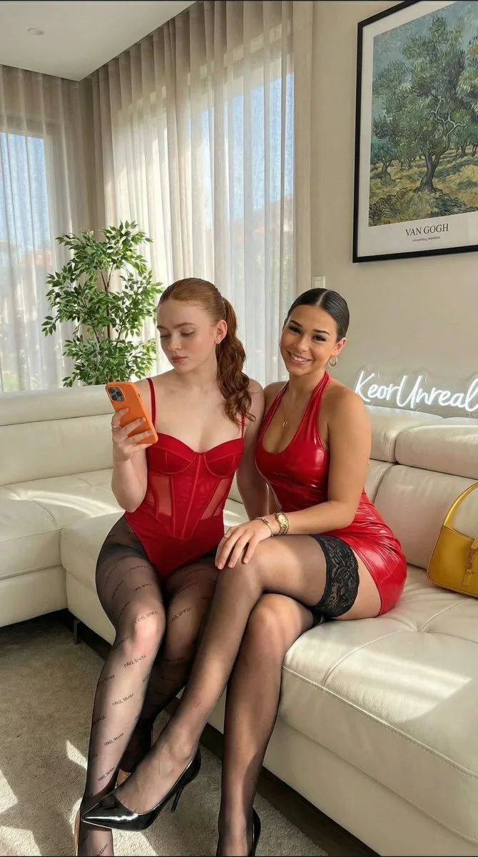 Ultra-Realistic High-End Smartphone Portrait of Two Stylish Women - Nano Banana Pro AI Prompt for Social Media Post reference