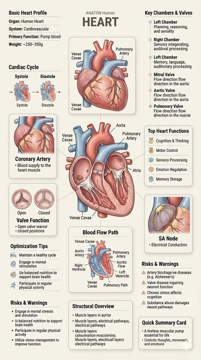 Human Anatomy Educational Infographic - Nano Banana Pro AI Prompt for Infographic / Edu Visual reference