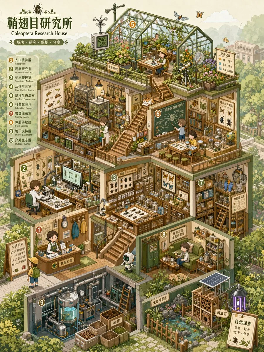 Isometric Micro-World Cross-Section Archive reference