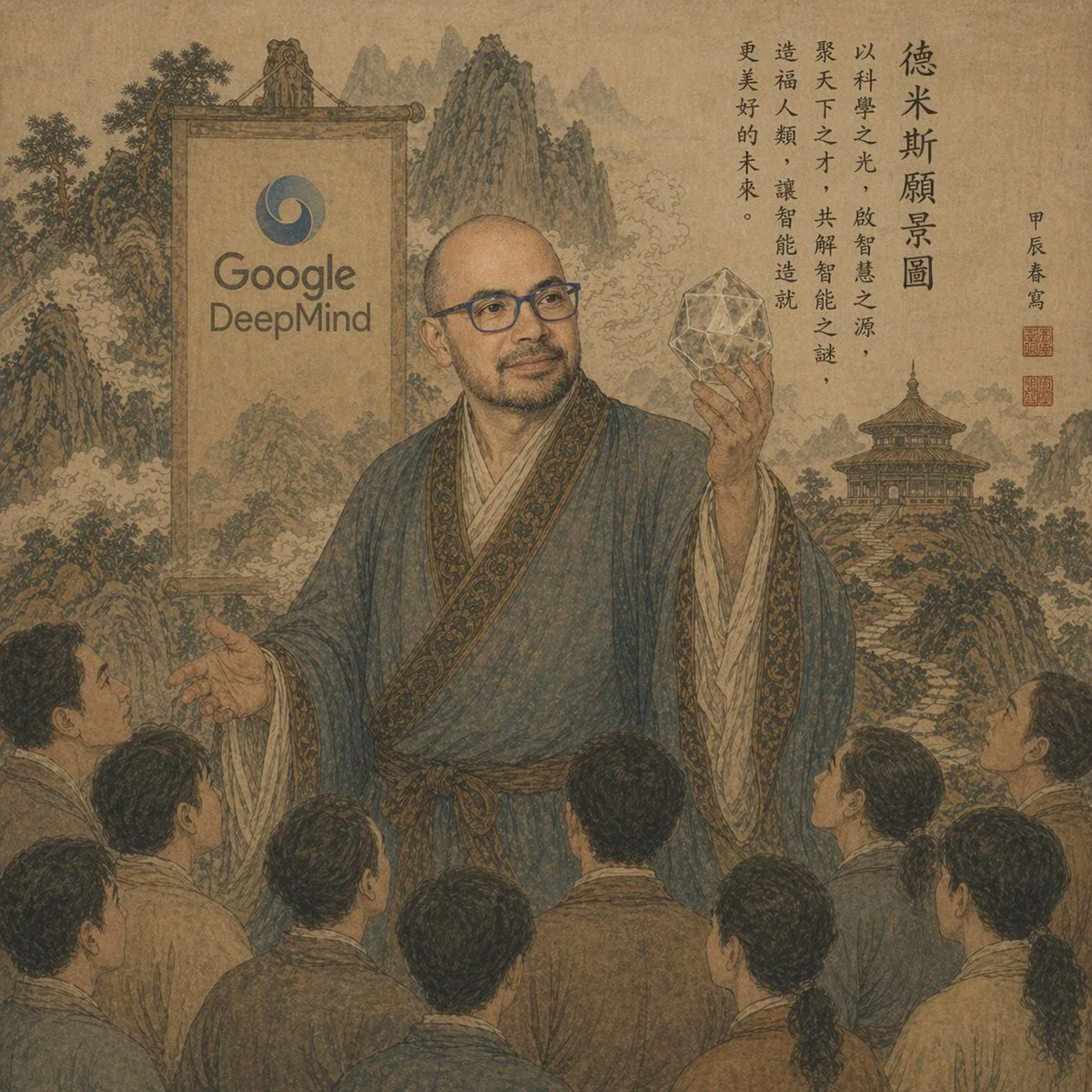 Ancient Scroll Google DeepMind Vision reference