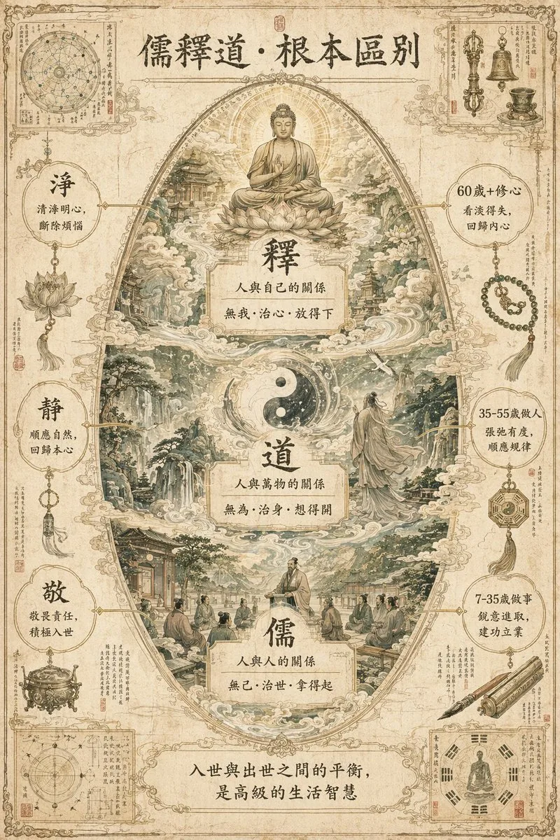 Philosophical Concept Infographic Manuscript reference