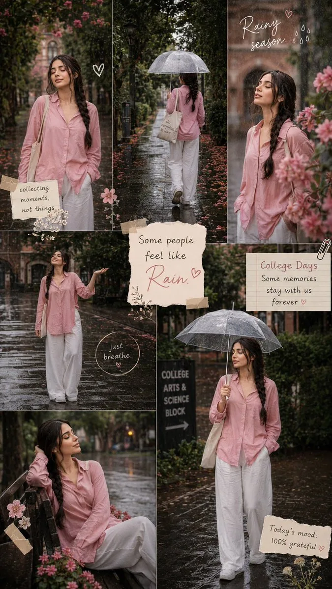 Rainy Season Pinterest Moodboard reference
