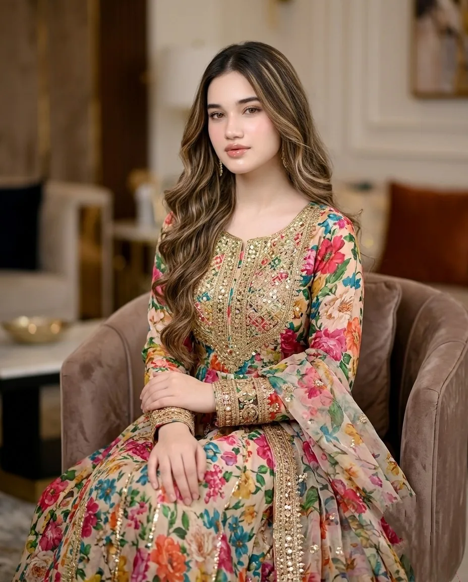 Pakistani Designer Fashion Portrait reference