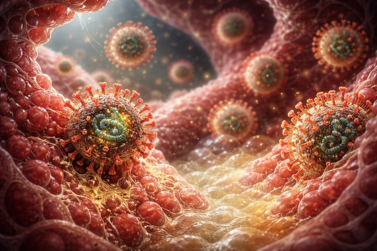 Scary Hantavirus Microscopic Scene reference