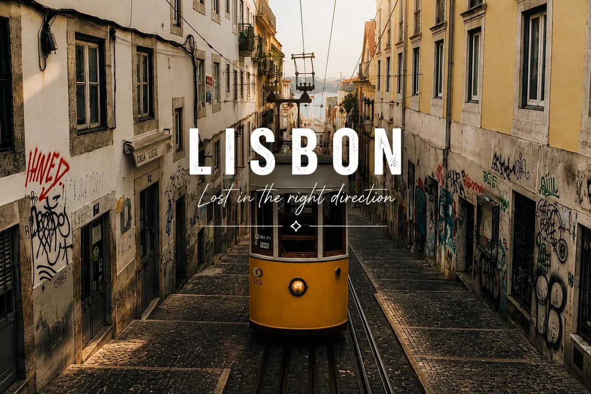 Lisbon Tram Travel Poster reference
