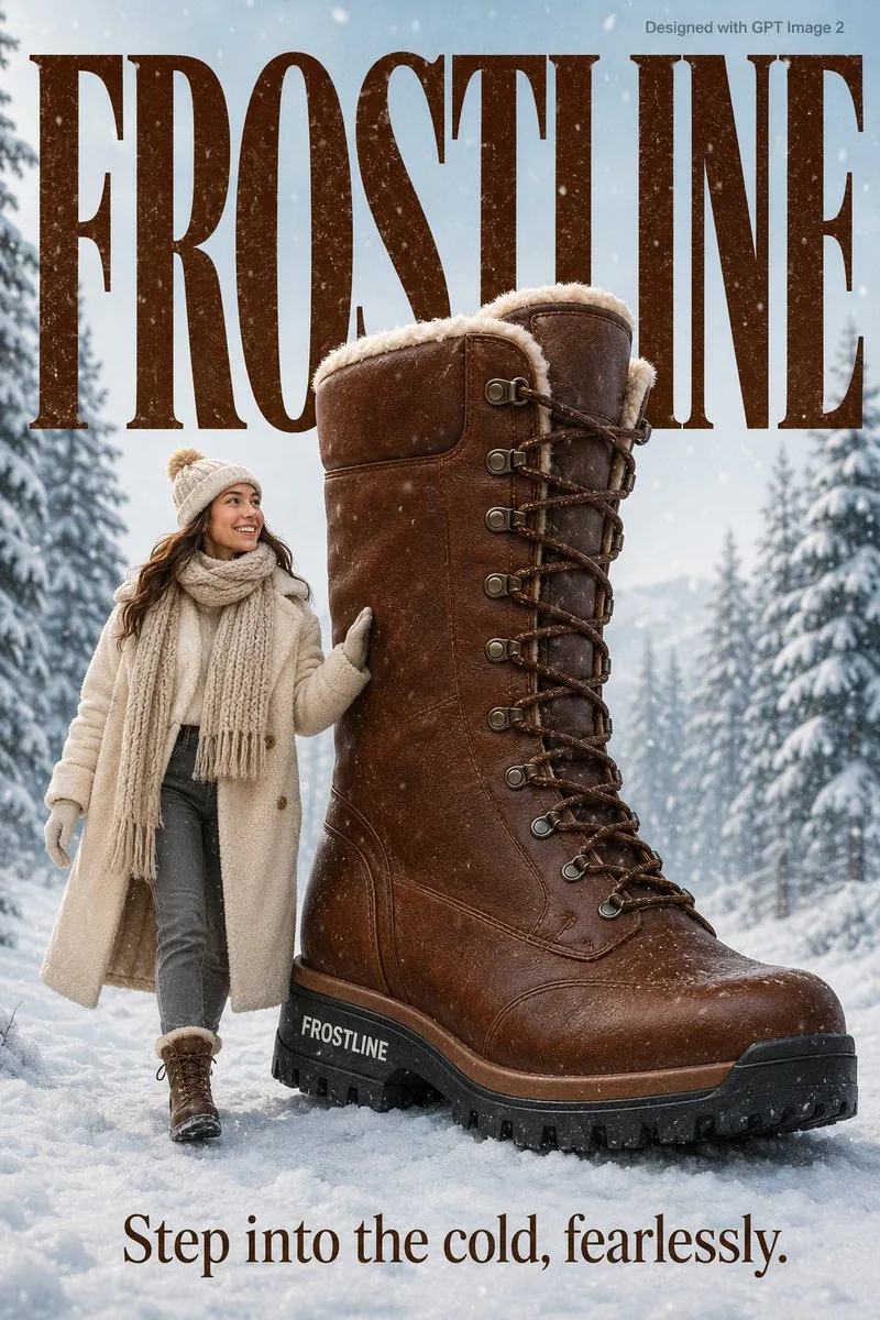 Cozy Winter Lifestyle Brand Advertisement reference