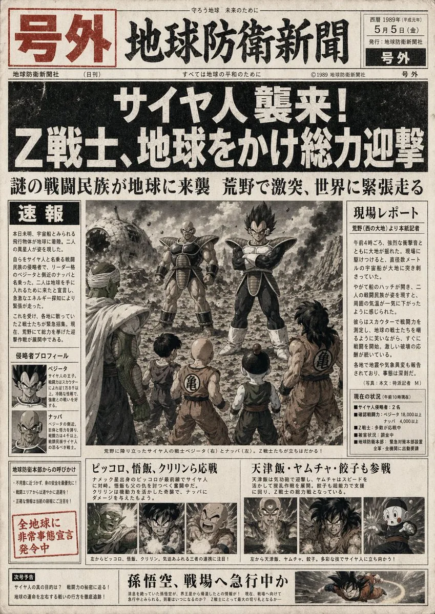 Fictional Newspaper Newspaper Extra reference