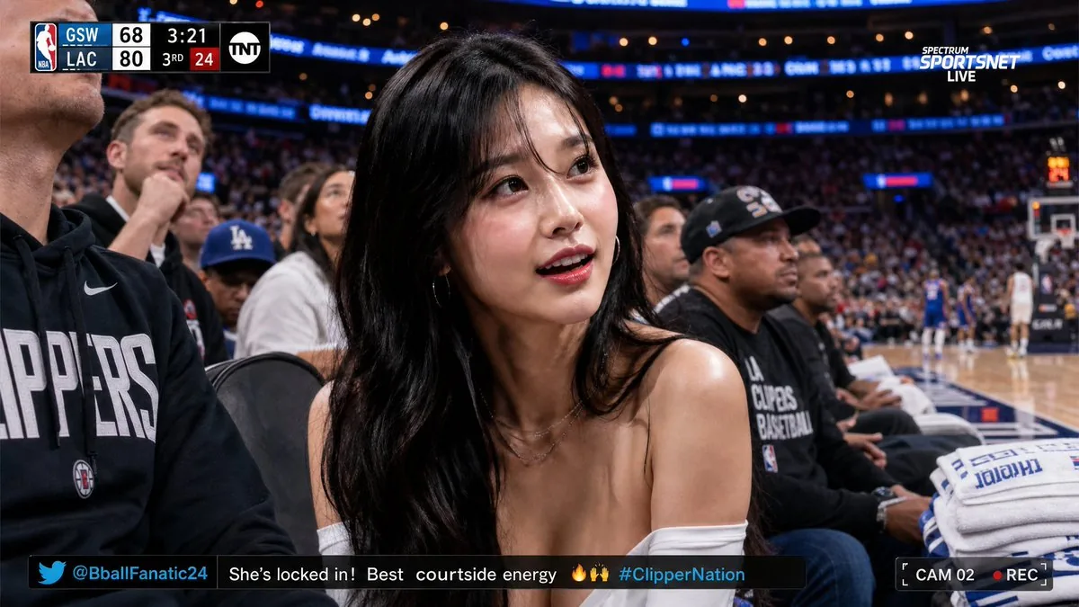 NBA Courtside Broadcast Screenshot reference