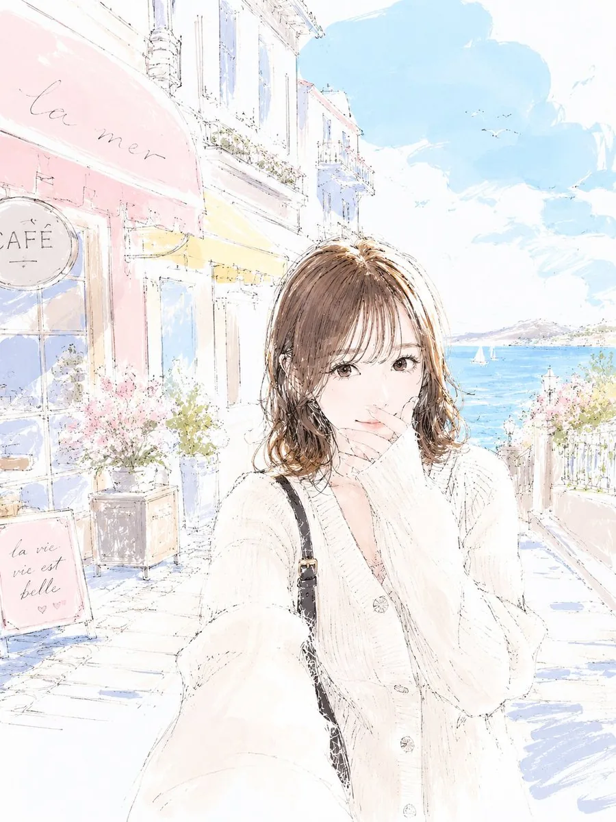 Pastel Sketch Animation Illustration reference