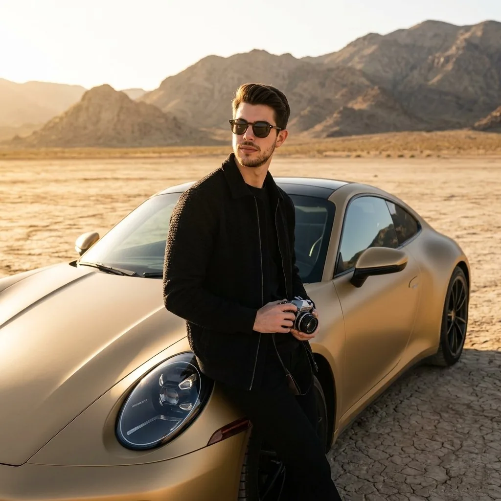 Luxury Car Golden Hour Shoot reference