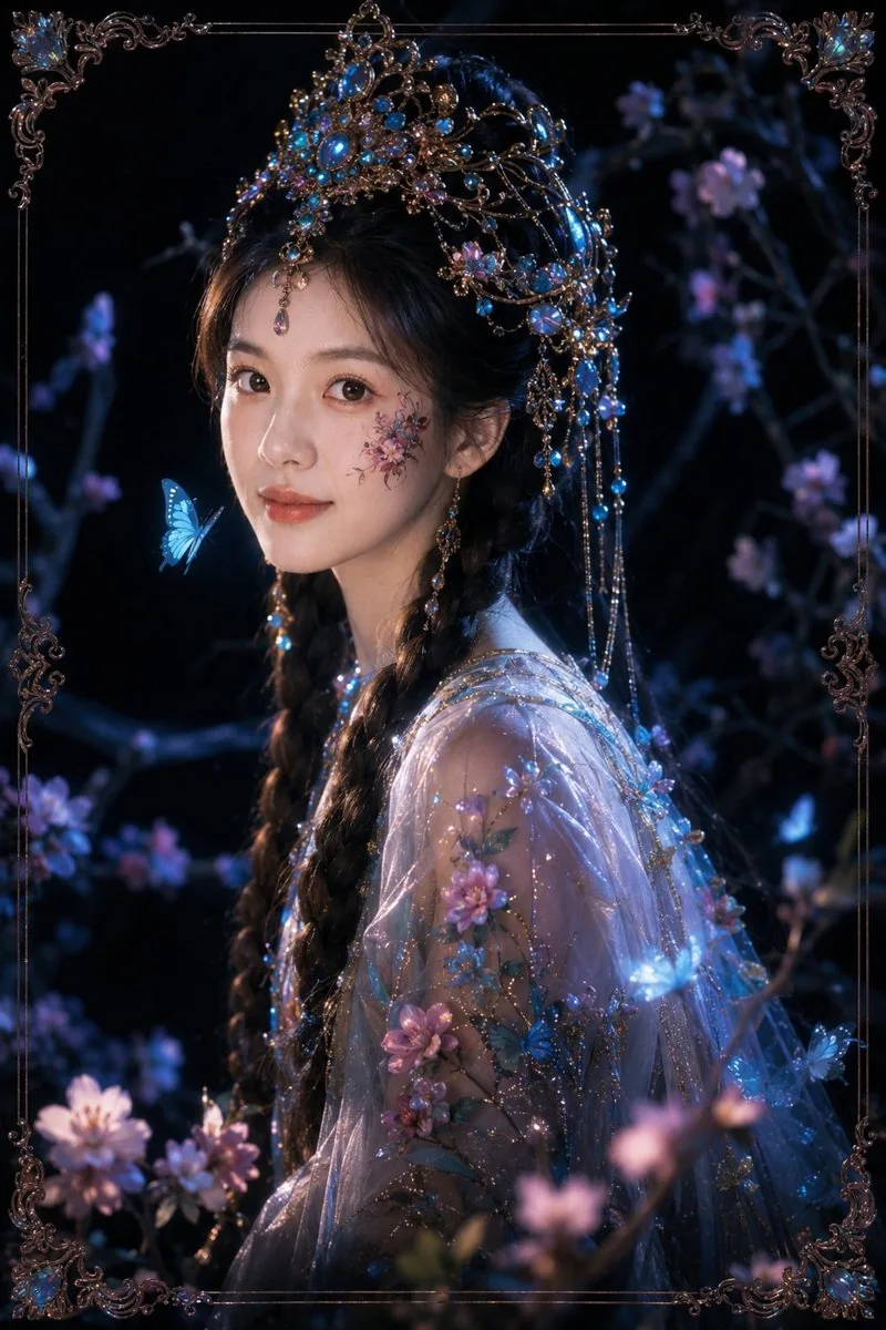 Dark Fantasy Oriental Mythic Portrait reference