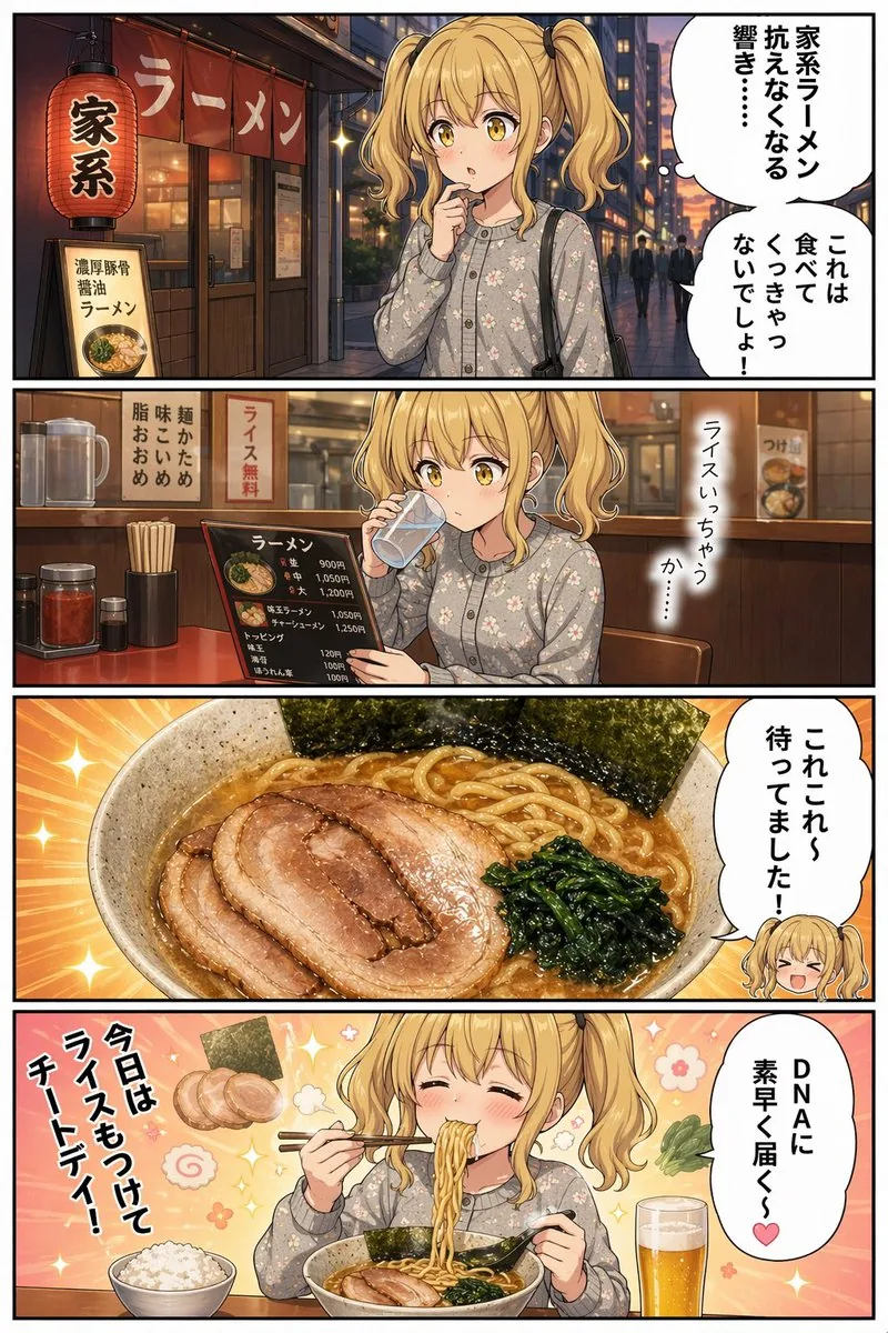 Anime Iekei Ramen Comic reference
