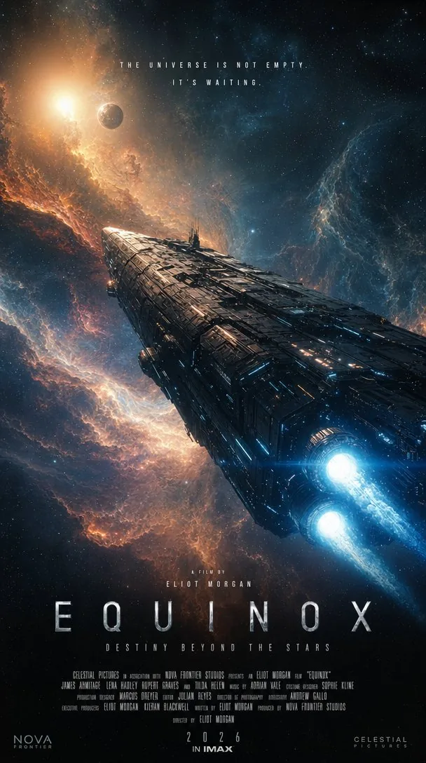 IMAX Sci-Fi Movie Poster reference