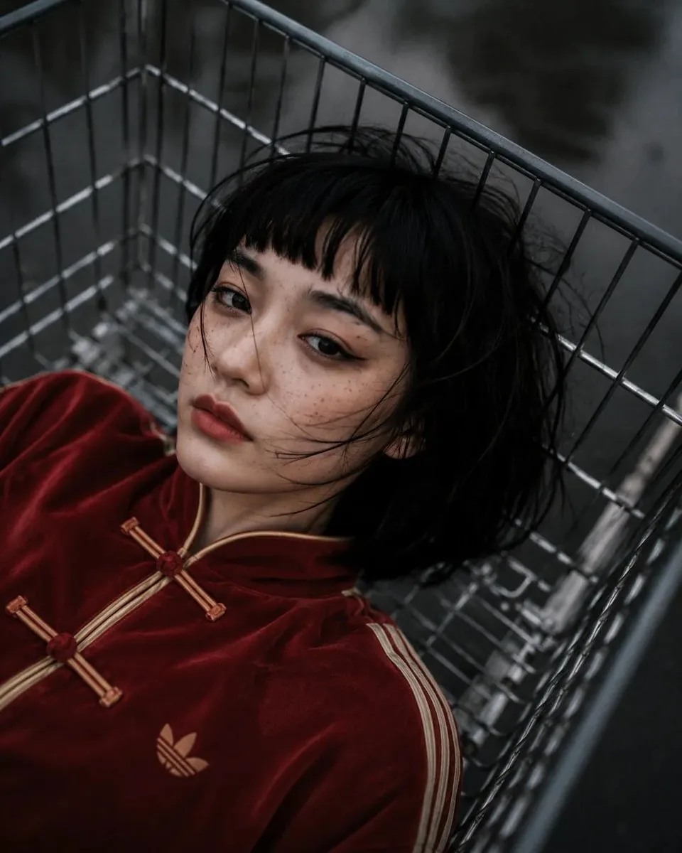 Shopping Trolley POV Fashion Photography reference