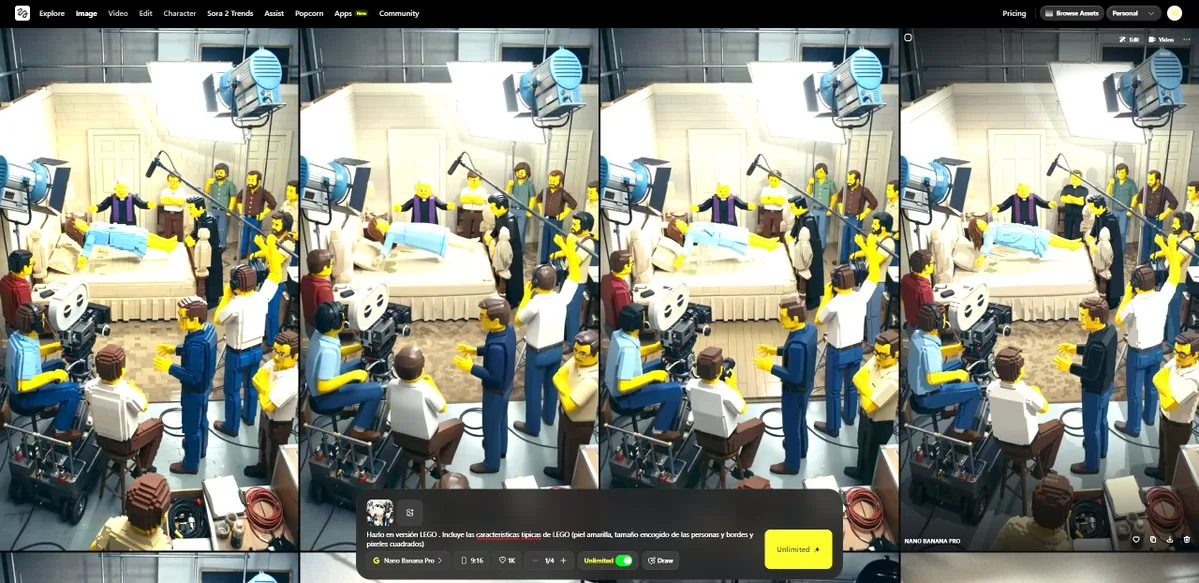 Transform Image into LEGO Version reference