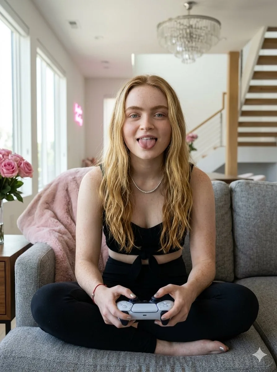 Playful Luxury Apartment Gaming Portrait reference
