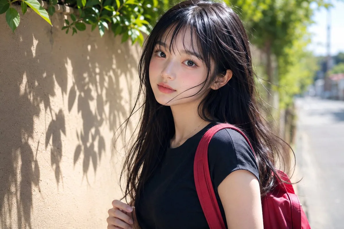 Japanese School Girl Portrait reference