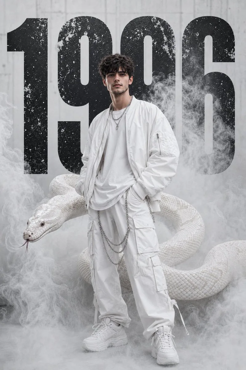 Monochromatic High-Fashion Editorial with Python reference