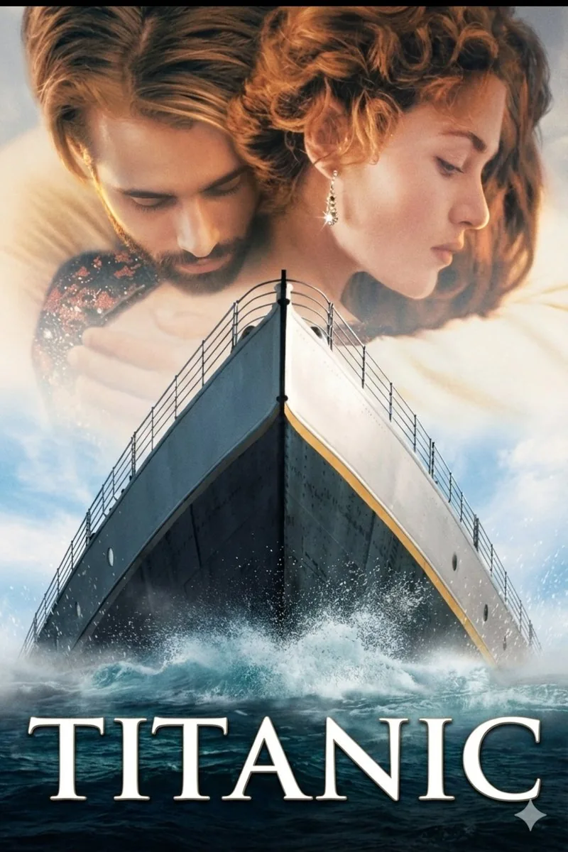 Image-to-Image Titanic Movie Poster Prompt - Nano Banana Pro AI Prompt for Poster / Flyer reference