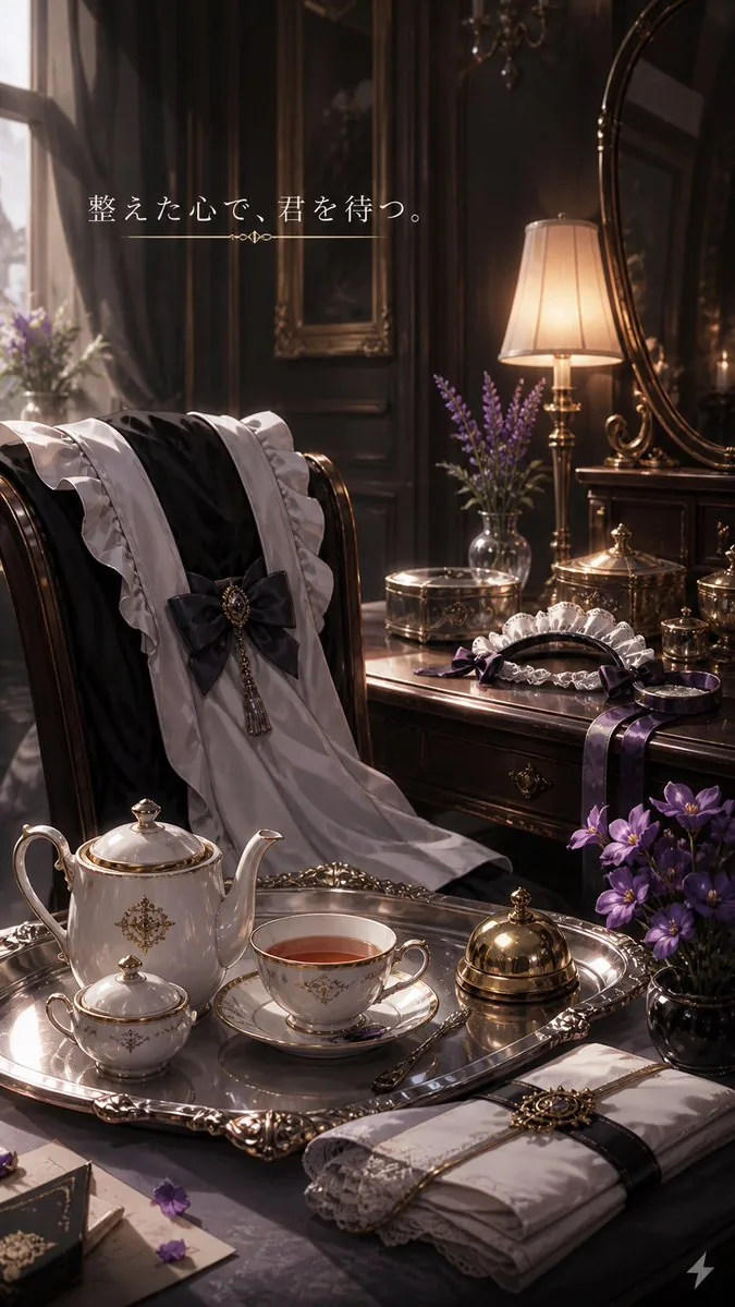 Victorian Tea Room Waiting Wallpaper reference