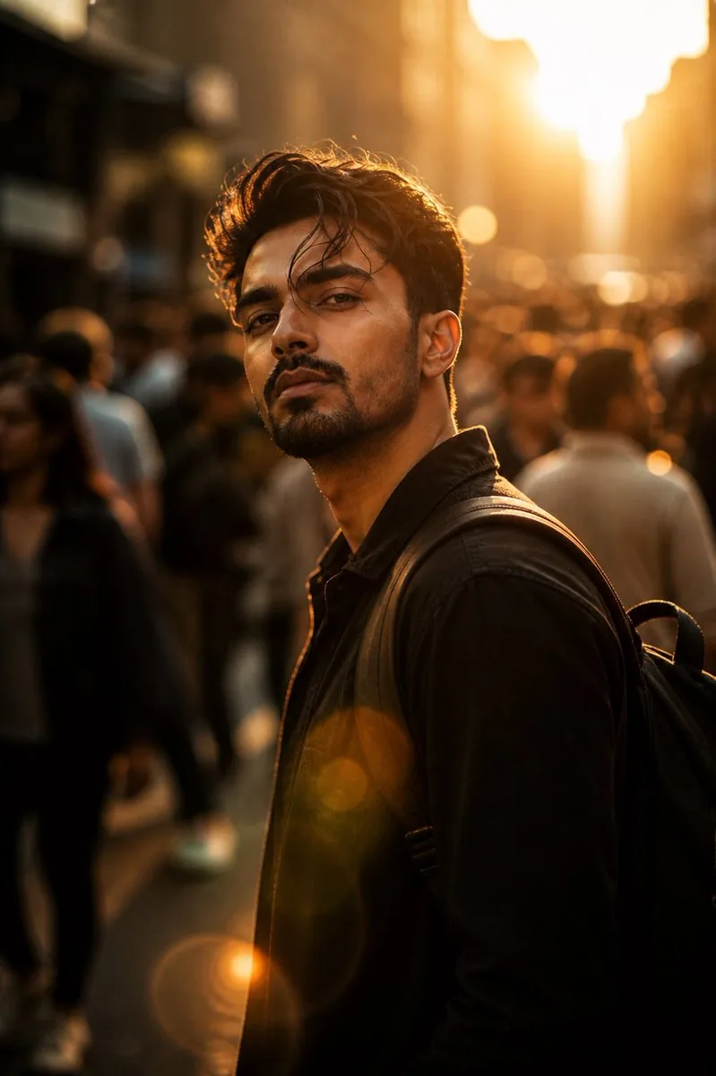 Cinematic Urban Portrait - Nano Banana Pro AI Prompt for Social Media Post reference