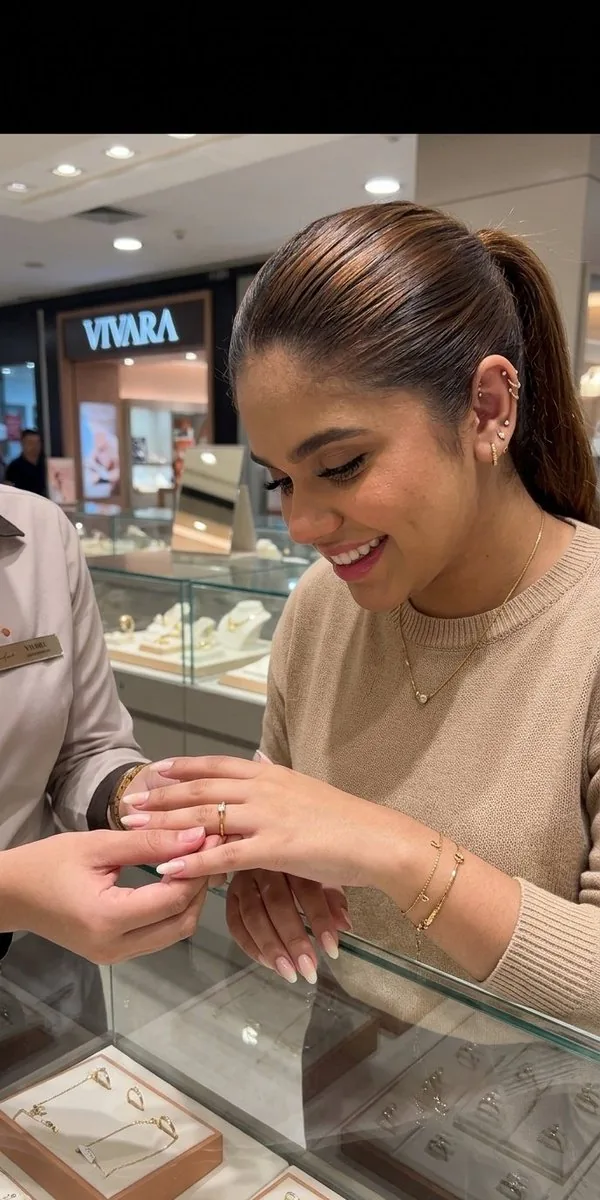 Luxury Jewelry Retail Candid Photography - Nano Banana Pro AI Prompt for Product Marketing reference