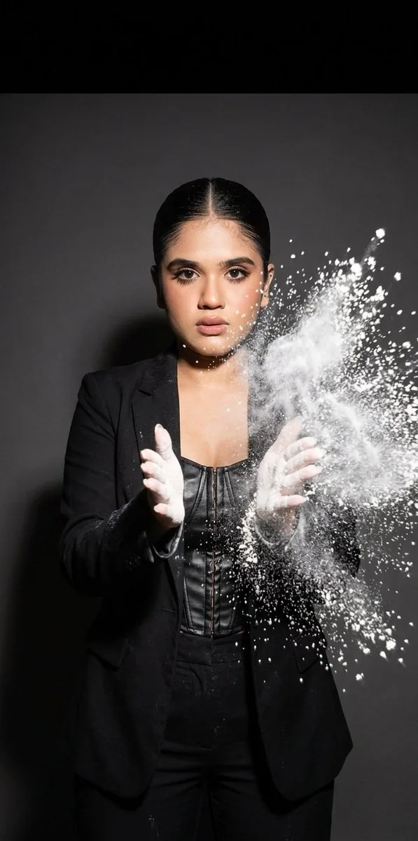 Flour Explosion Action Photography reference