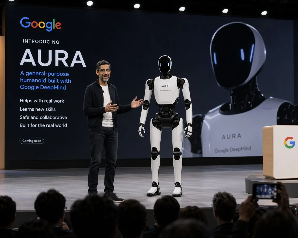 Humanoid Robot Keynote Reveal reference