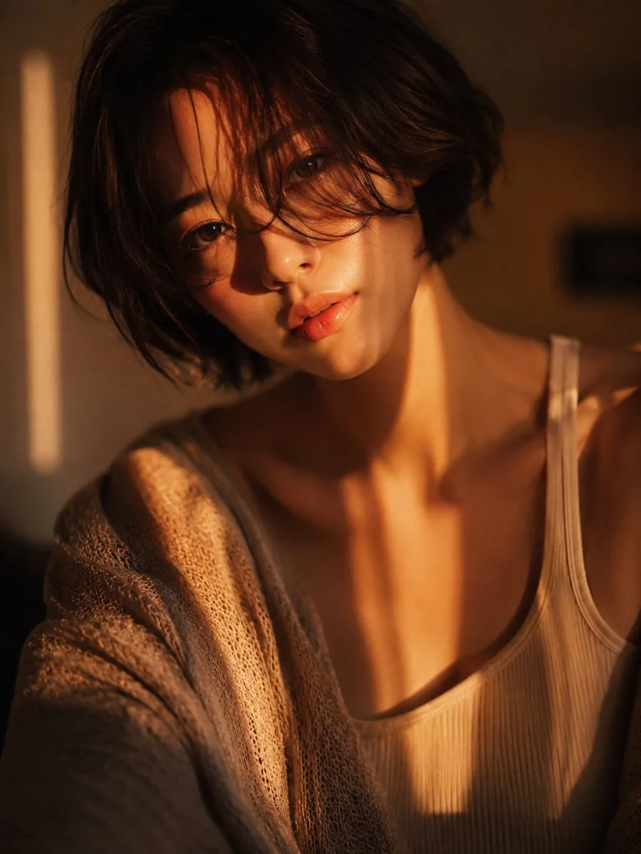 Golden Hour Close-up Portrait reference